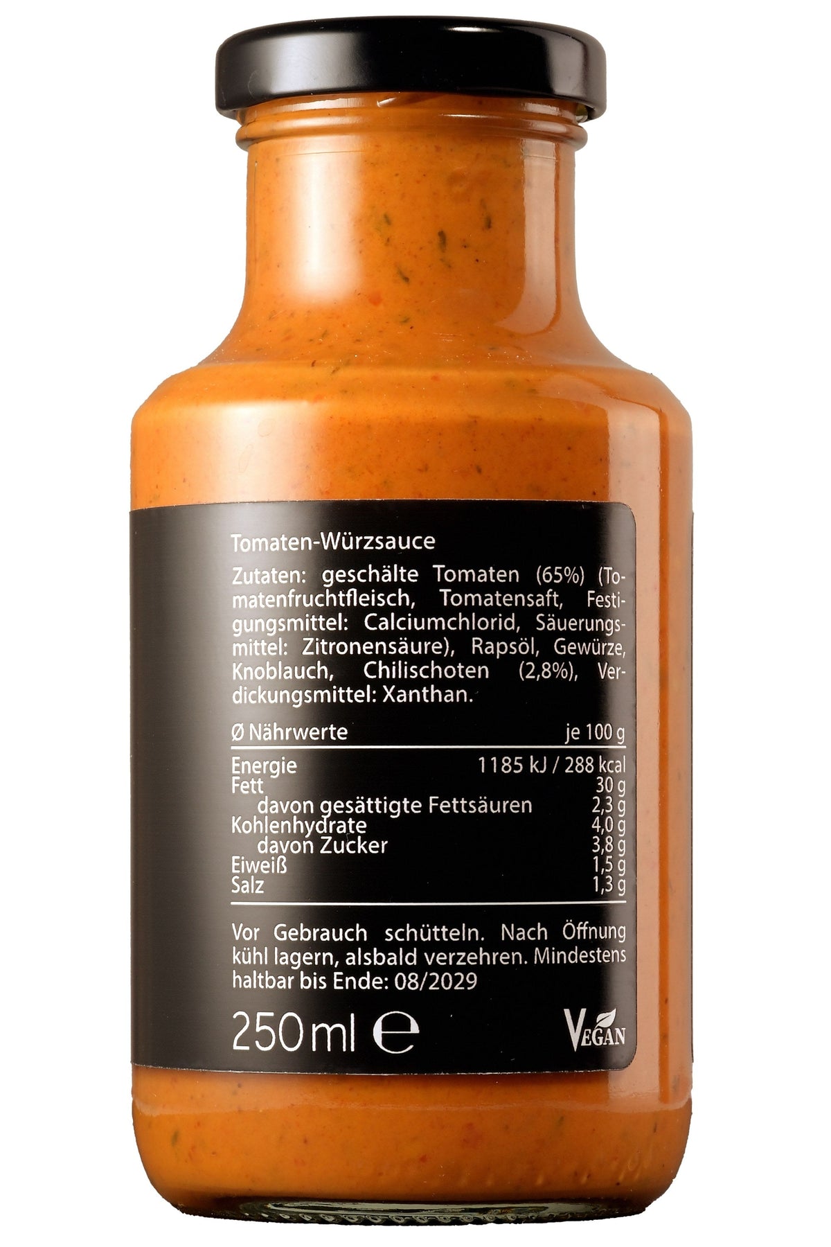 Aji Chilisauce Höllisch 250 ml – Zutaten und Nährwerte